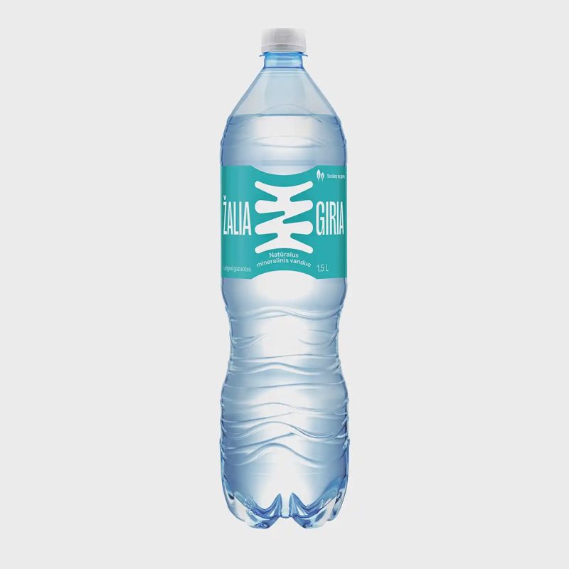 Len. gaz. nat. min. vanduo ŽALIA GIRIA, 1,5 l