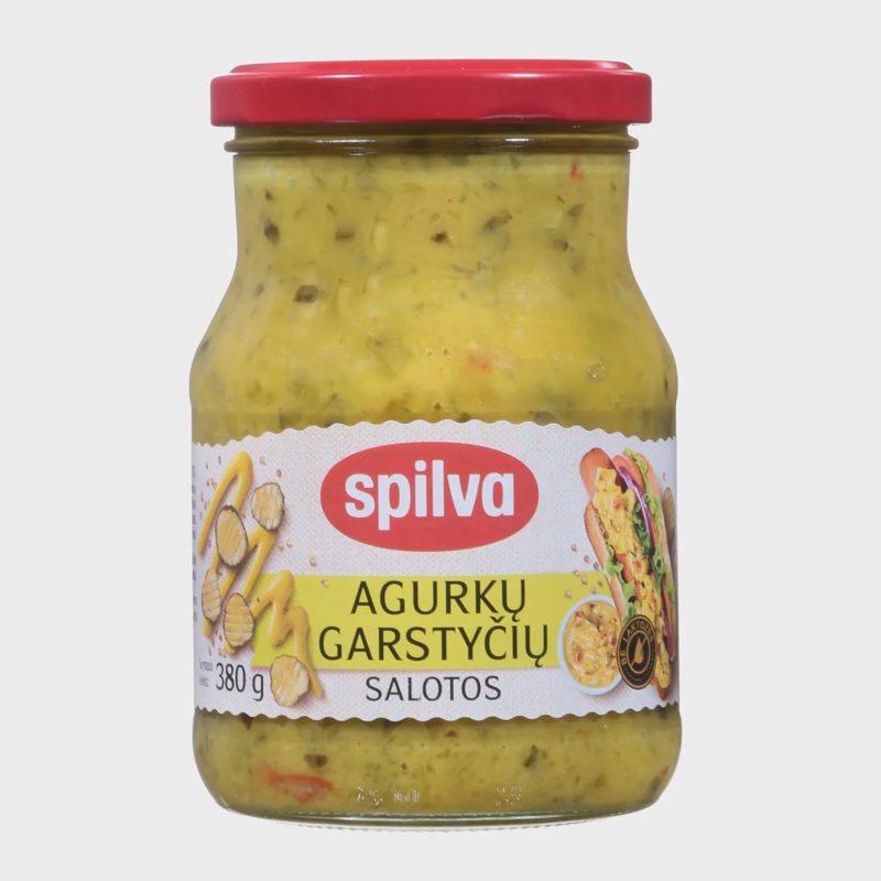 Agurkų - garstyčių salotos SPILVA, 380 g