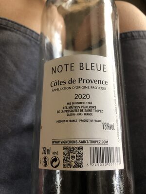 Note Bleue Rosé Côtes de Provence