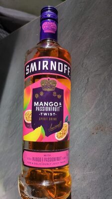 Vodka m. mango- og passionsfrugtsmag