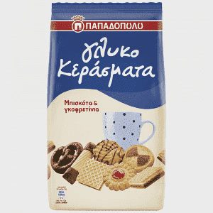 Παπαδοπούλου Γλυκοκεράσματα Μπισκότα & Γκοφρετίνια 400gr