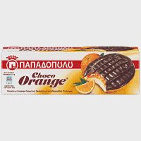 Παπαδοπούλου Choco Orange Μπισκότα 150gr