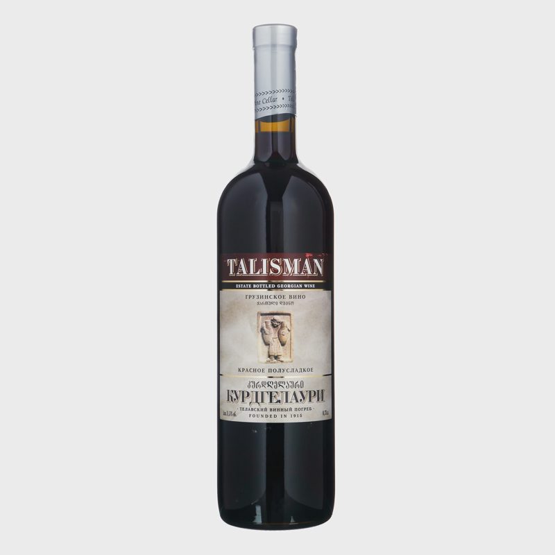 Raudonasis pus.saldus vynas TALISMAN, 0,75l