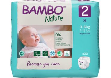 Sauskelnės BAMBO 2 3-6 kg, 30 vnt