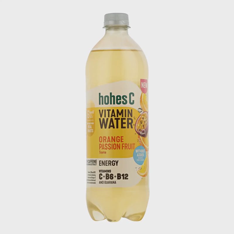 Vanduo ORANGE PASSION. HOHES C ENERGY, 0,75 l