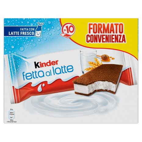 Kinder Milk Slice 10 x 28g