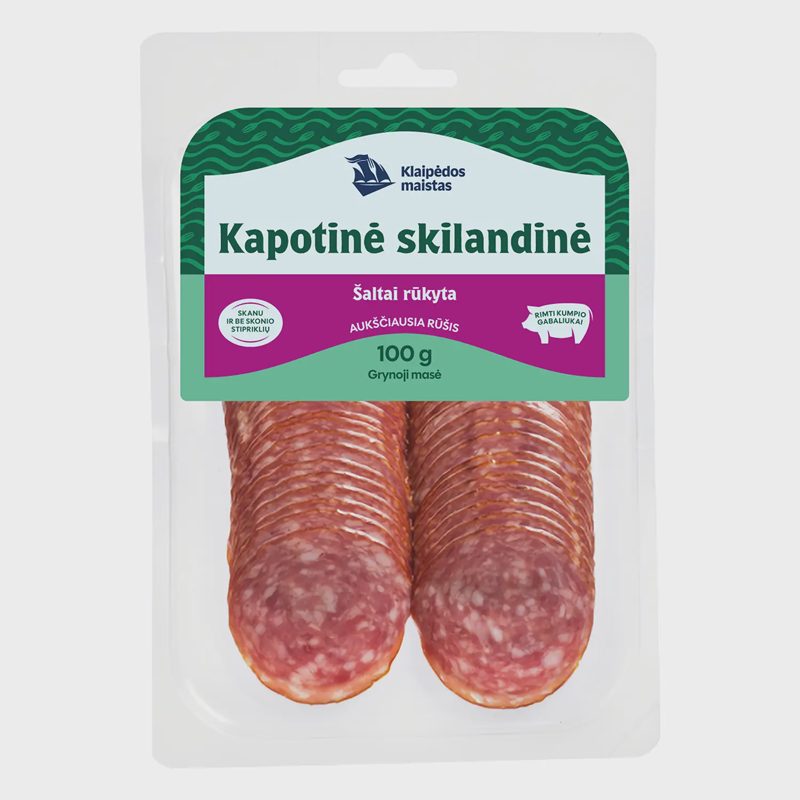 Šalt. rūk. SKILANDINĖ pj. dešra, a. r., 100 g
