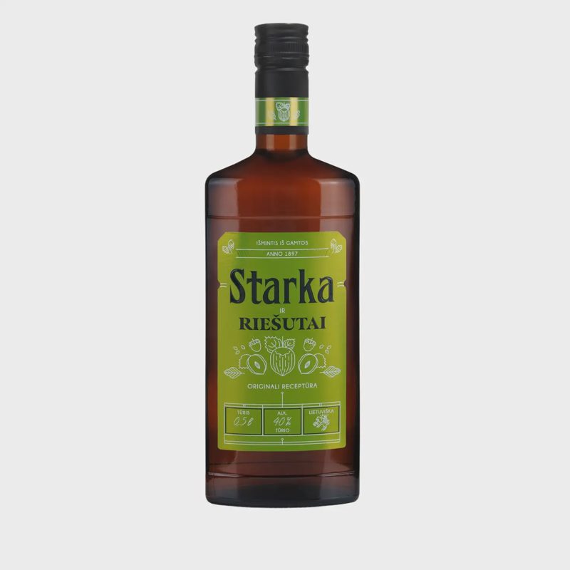 Spir.gėr.VILNIAUS STARKA IR RIE., 40 %, 0,5 l