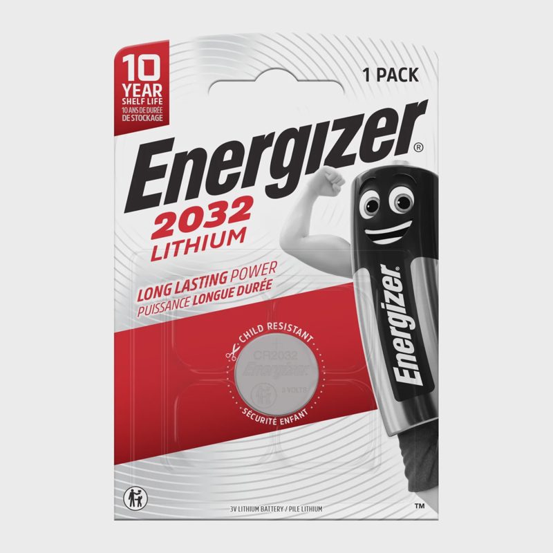 Ličio baterija ENERGIZER CR2032 3V, 1 vnt.