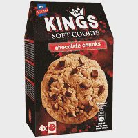 Kings Soft Cookie Chocolate Chunks 160gr