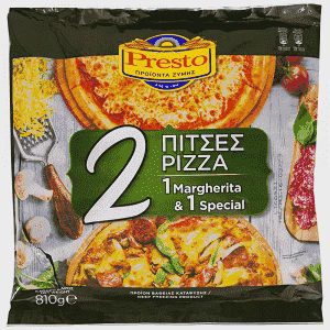 Presto Πίτσα Special & Μαργαρίτα (2 τμχ) Kατεψυγμένη 810gr