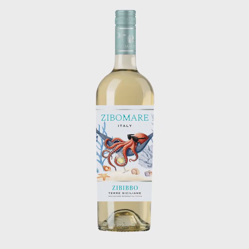 B. saus. vynas ZIBOMARE ZIBIBBO, 12 %, 0,75 l