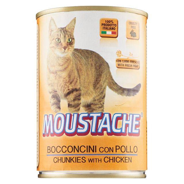 Moustache hrana za mačke piletina 415 g