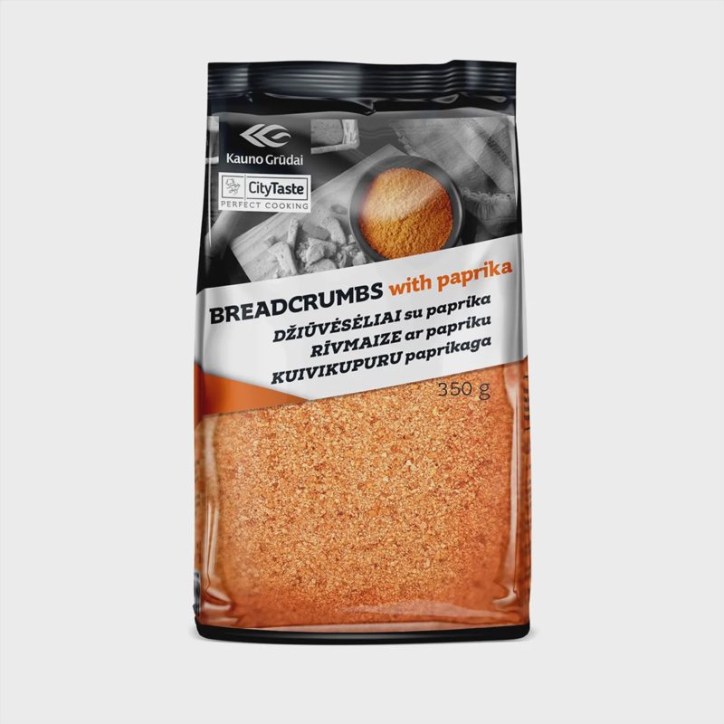 Džiūvėsėliai su paprika CITY TASTE, 350g