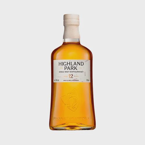 HIGHLAND PARK Whisky single malt escocés de 12 años, picante y equilibrado botella 70 cl.