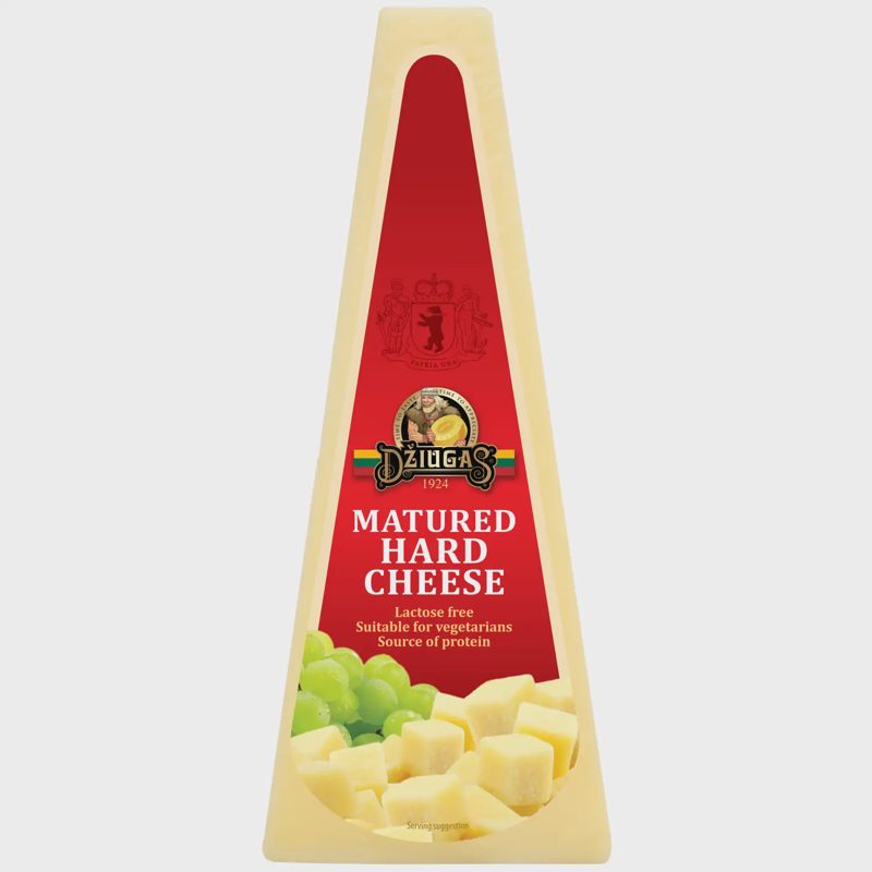 Kietasis sūris DŽIUGAS, 40 % rieb. 160 g