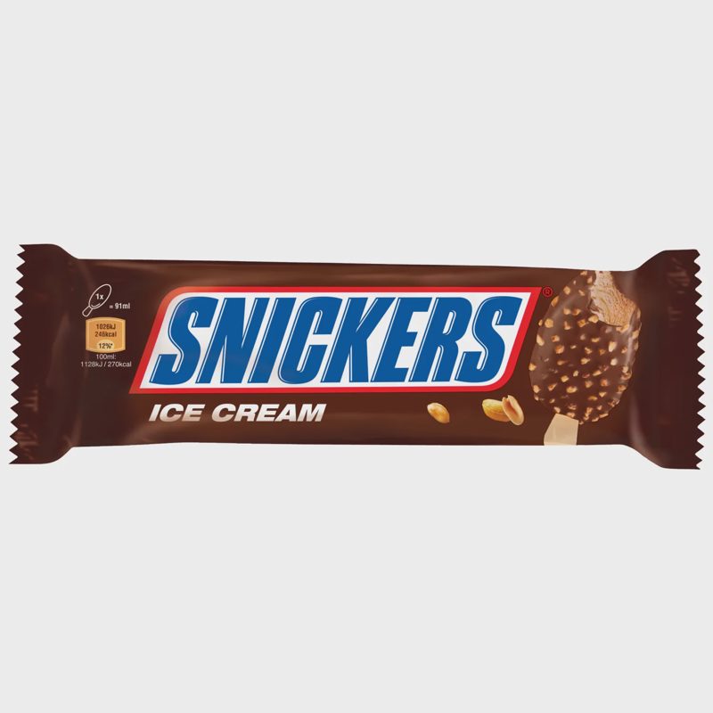 Pien. valg. ledai ant pag. SNICKERS, 91ml/73g