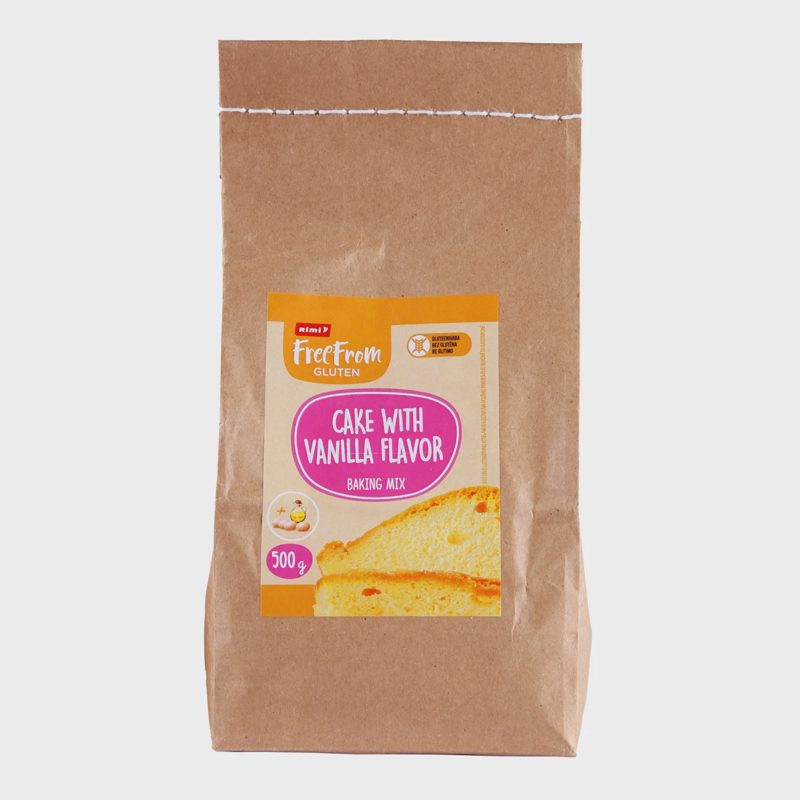 Vanilės skonio pyragas RIMI FREE FROM, 500 g