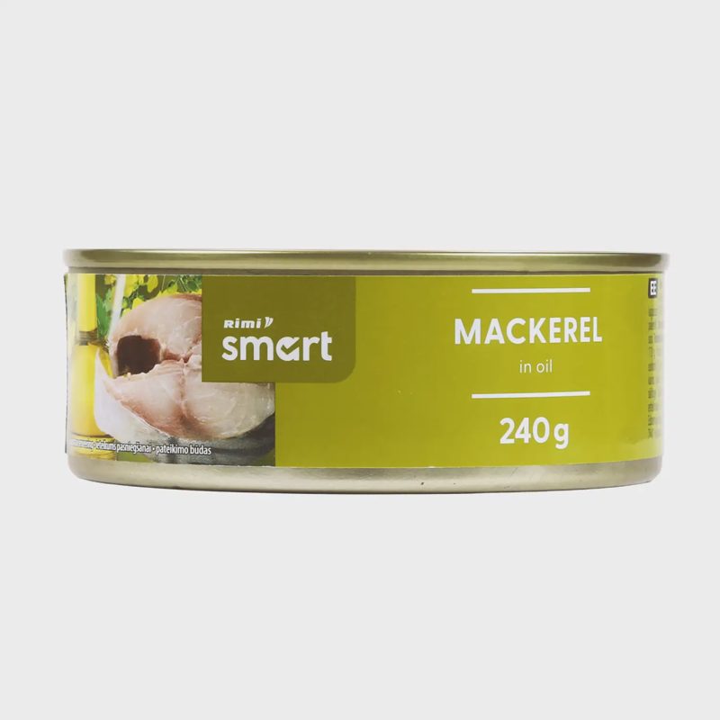 Skumbrė aliejuje RIMI SMART, 240 g
