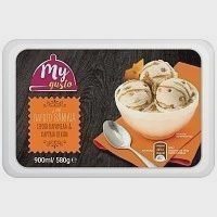 My Gusto Παγωτό Βανίλια Σιρόπι Καραμέλα & Καρύδια 580gr (900ml)