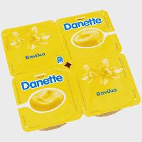 Danette Κρέμα Βανίλια 4x125gr