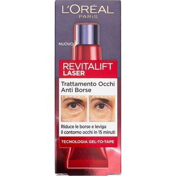 L'Oréal Paris Revitalift Contorno Occhi, Azione Anti-Rughe con Pro-Retinolo Avanzato, 15 ml
