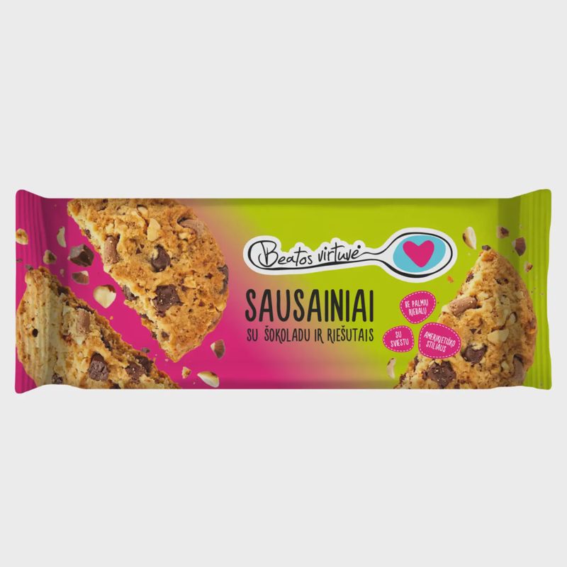 Sausainiai su šok. rieš. BEATOS VIRTUVĖ 150g