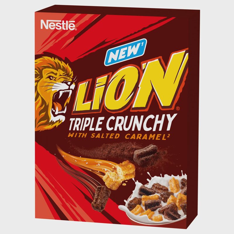 Pusryčių dribsniai LION TRIPLE CRUNCHY, 300 g
