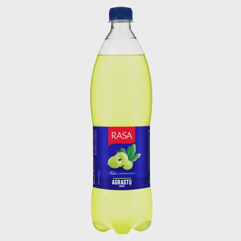 Gazuotas agrastų skonio gėrimas RASA, 1 l