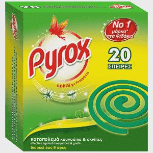 Pyrox Spiral Εντομοαπωθητικό Φιδάκι 20τεμ