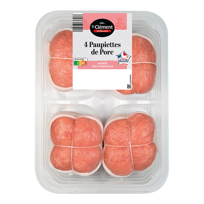 4 paupiettes de porc