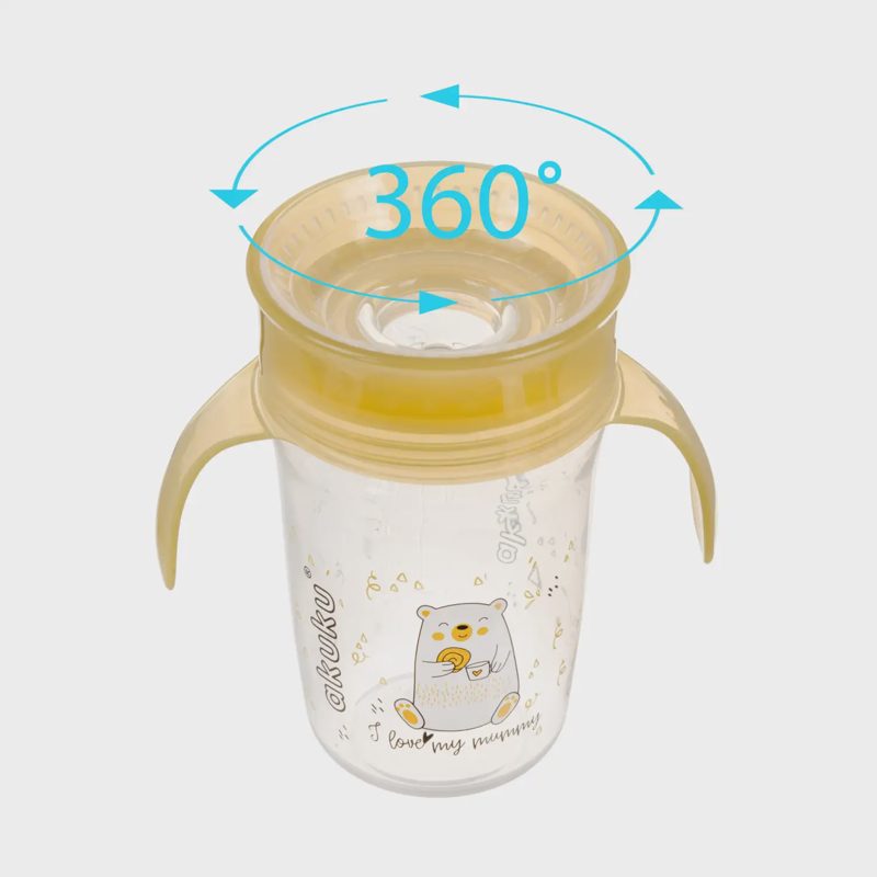 Vaikiškas puodelis AKUKU, 240 ml, 1 vnt.