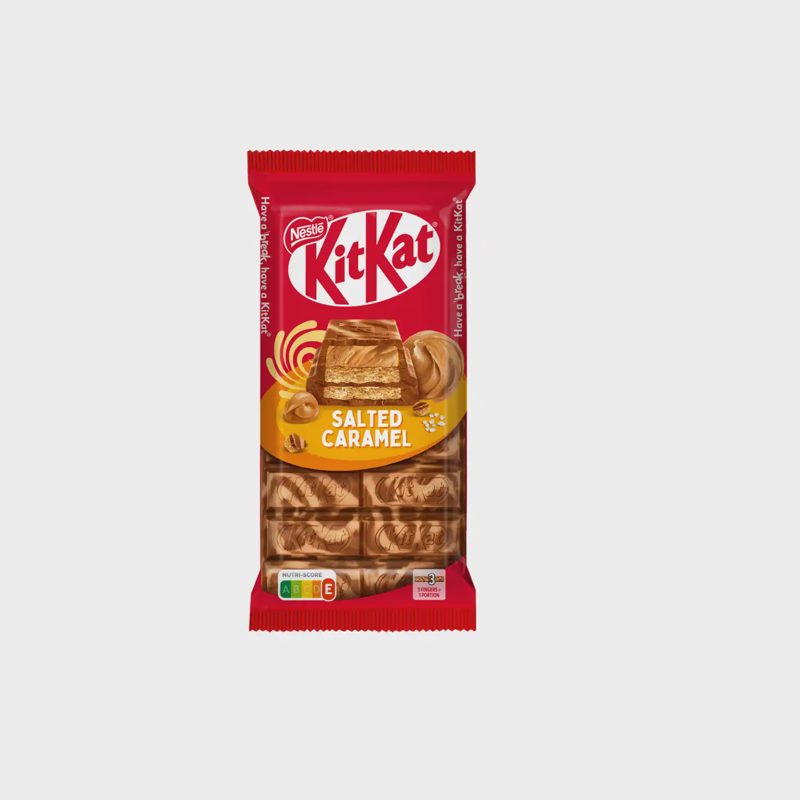 Sūrios karamelės skonio plytelė KIT KAT, 99 g