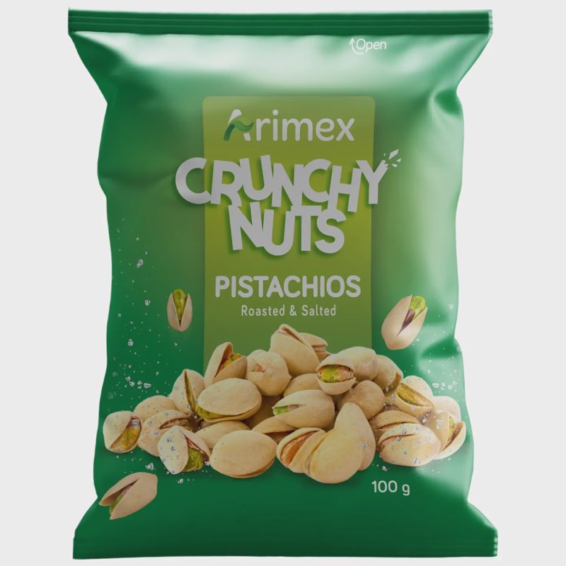 Kep. pistacijos su dr. CR.NUTS ARIMEX, 100 g