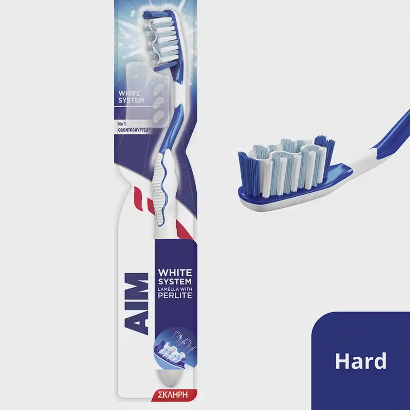 Aim White System Οδοντόβουρτσα Μέτρια