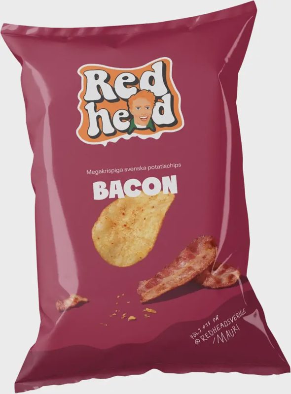 Bacon Megakrispiga Potatis Chips
