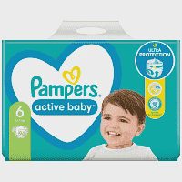Pampers Πάνες Active Baby Mega Box (96τεμ) Νο6