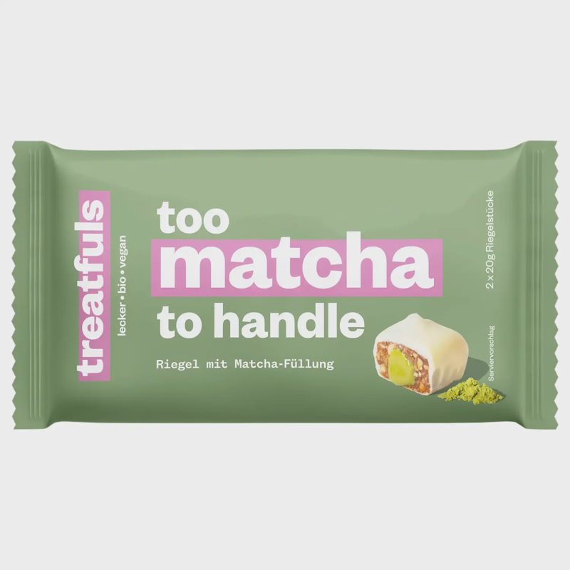 Ekol. batonėlis TOO MATCHA TREATFULS, 2x20 g