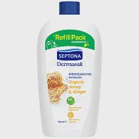 Septona Dermasoft Κρέμα Ανταλλακτικό Μέλι & Ginger 750ml