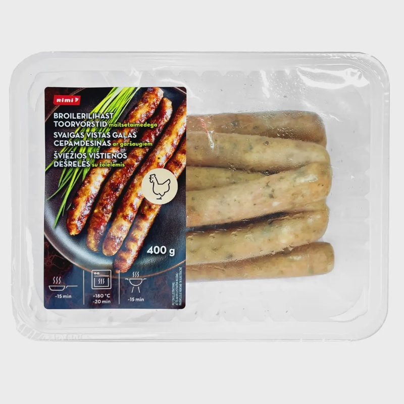 Šviežios višt. dešrelės su žol. RIMI, 400 g