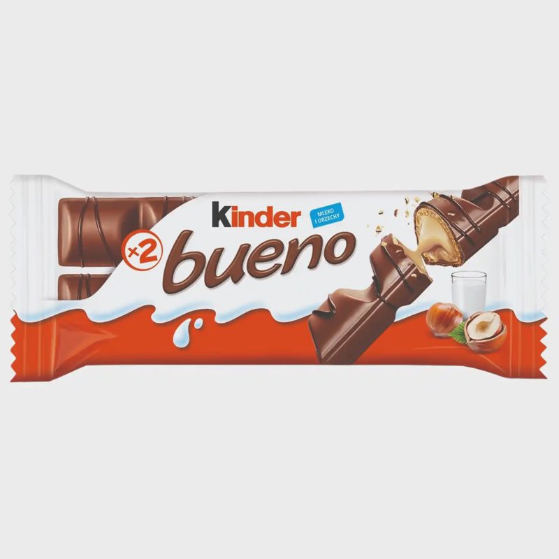 Vaflinis batonėlis KINDER BUENO, 43g