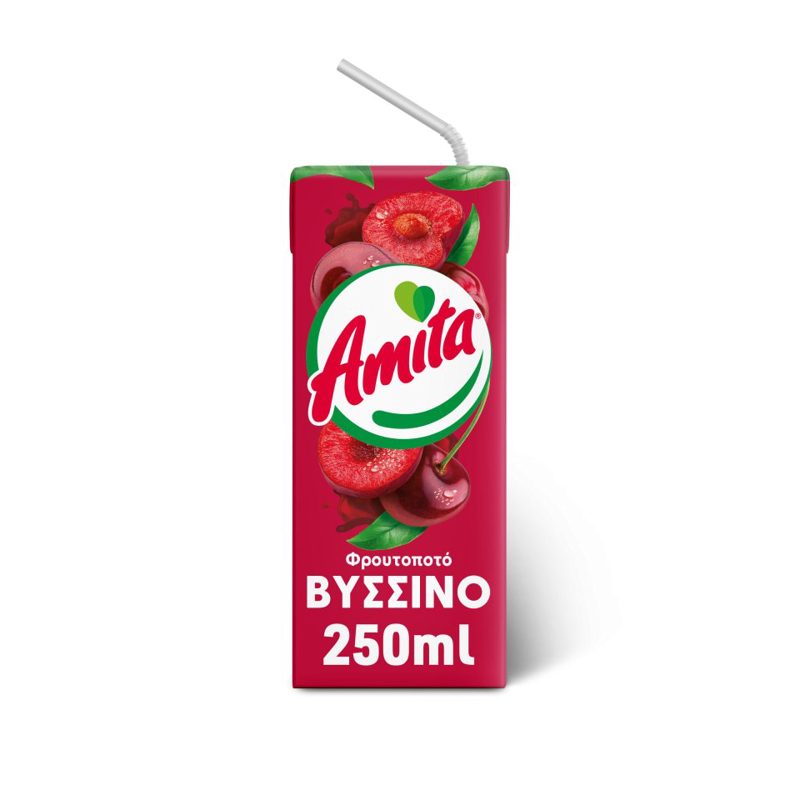 Amita Φρουτοποτό Πορτοκάλι, Βερύκοκο & Μήλο 250ml