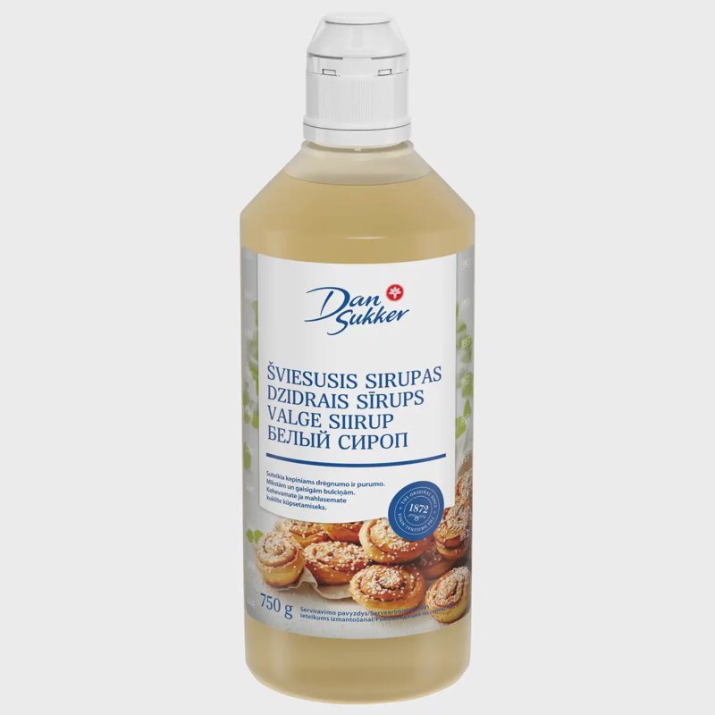 Šviesusis cukraus sirupas DAN SUKKER, 750g