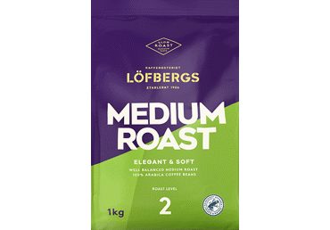 Kavos pupelės LOFBERGS MEDIUM ROAST, 1 kg