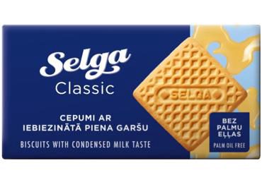 Sausainiai SELGA, sutirštinto pieno skonio, 180 g