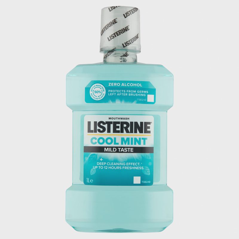 LISTERINE Cool Mint Mild Taste ústní voda 1l