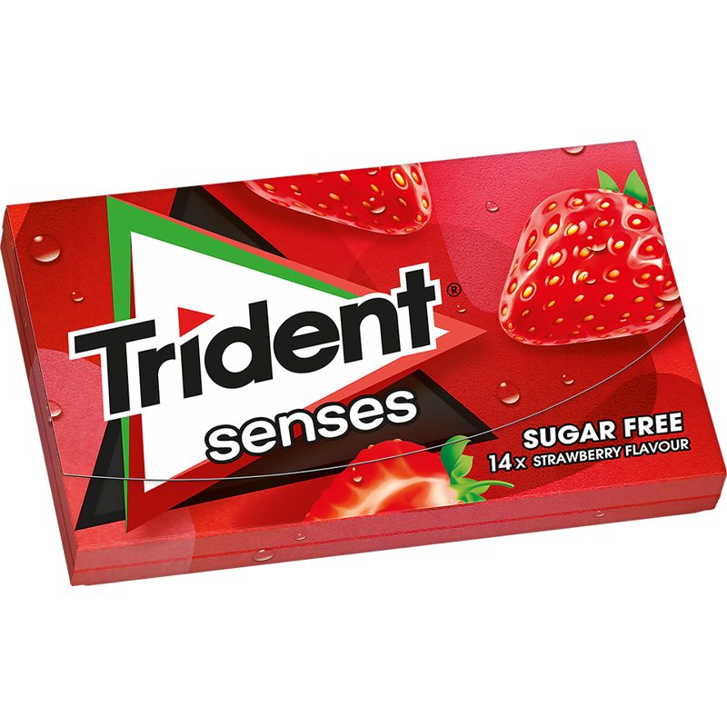 Trident Senses Φράουλα27gr