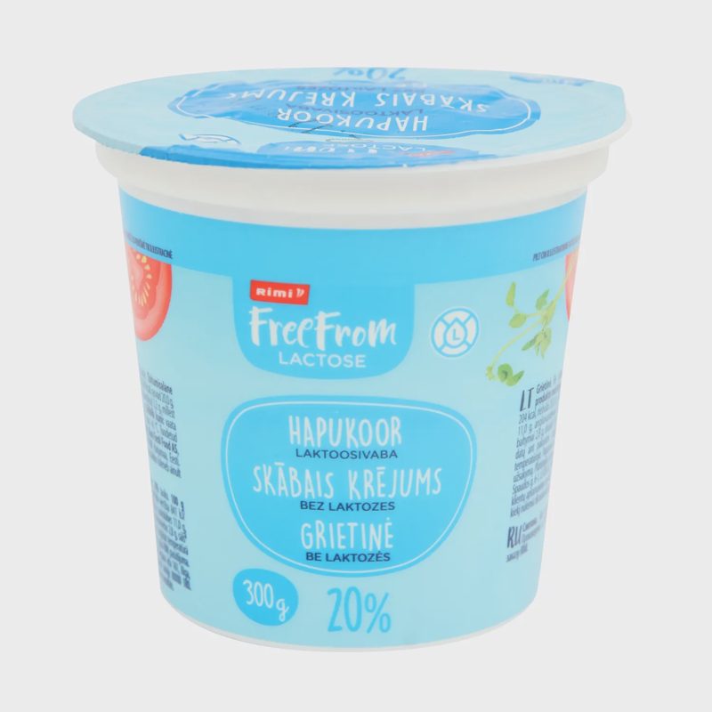 Grietinė be laktozės RIMI FREE FROM, 20%,300g