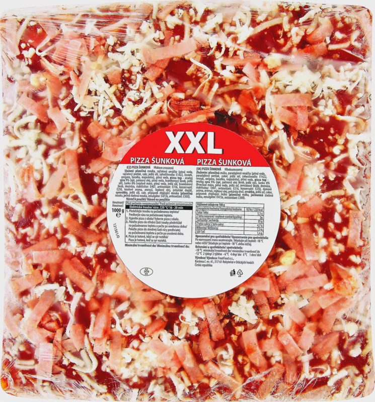 Pizza šunková 1000g