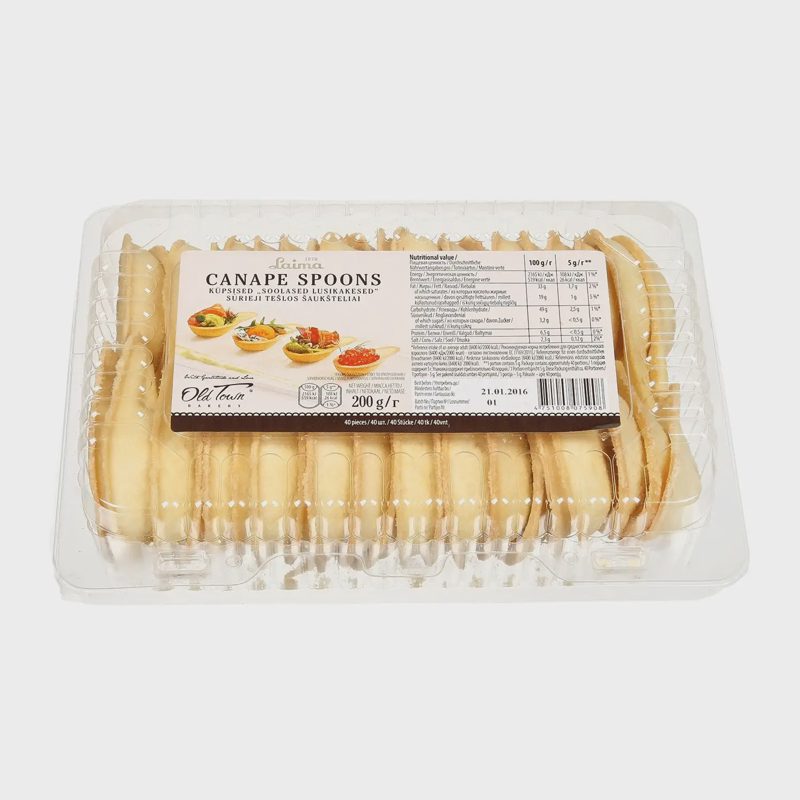 Sūrieji tešlos šaukšteliai LAIMA, 200g